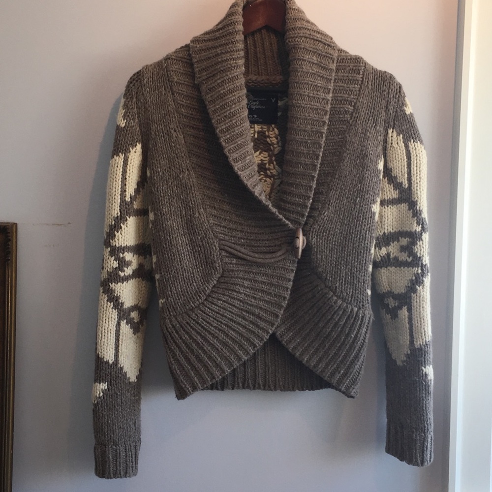 American Eagle cabin sweater